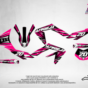 Kit Grafiche Personalizzate APRILIA RX SX 50 125 – Falcon – Crystal 0.4 mm