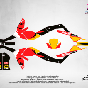 Kit Grafiche Personalizzate APRILIA RX SX 50 125 – Frost – Crystal 0.4 mm