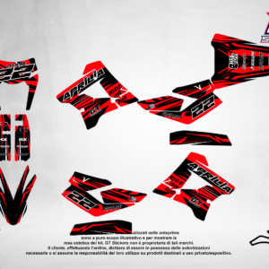 Kit Grafiche Personalizzate APRILIA RX SX 50 125 – Hawk – Crystal 0.4 mm