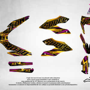 Kit Grafiche Personalizzate APRILIA RX SX 50 125 – Inferno – Crystal 0.4 mm
