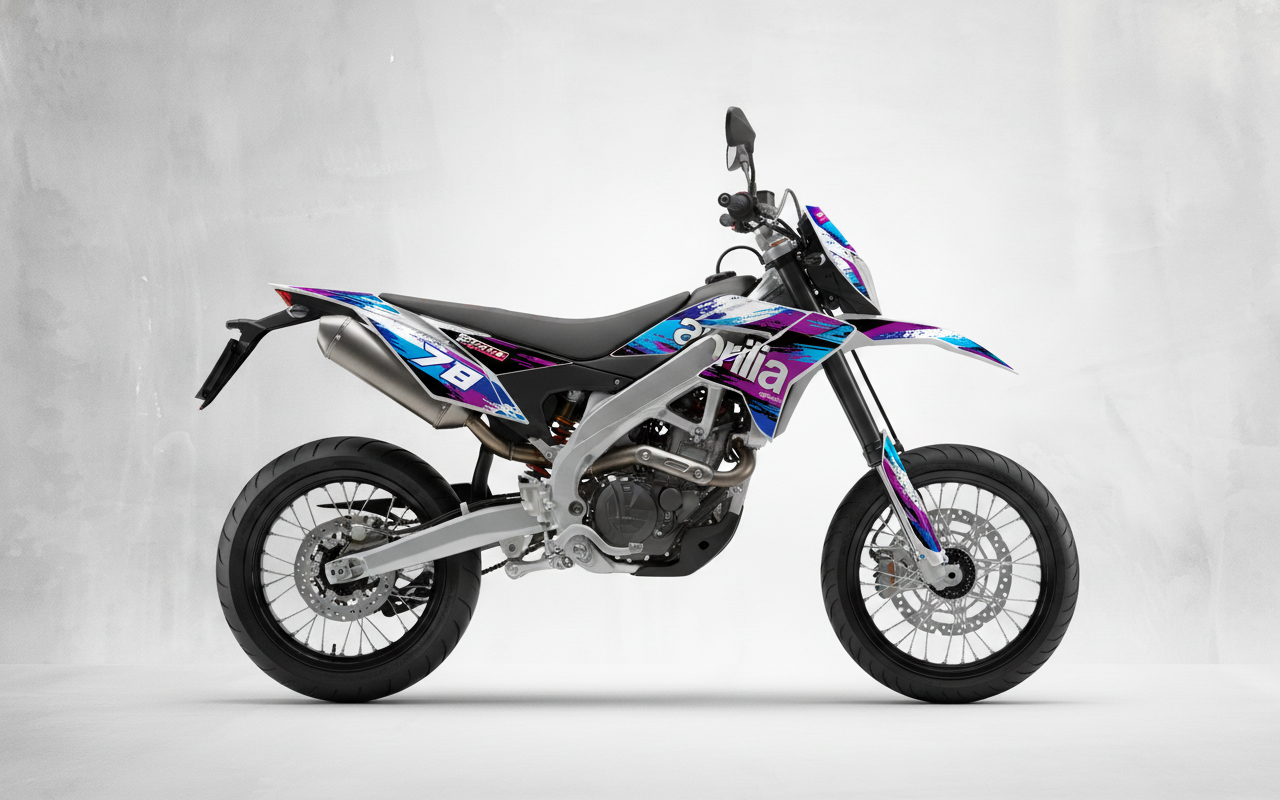 Kit Grafiche Personalizzate APRILIA RX SX 50 125 – Spark – Crystal 0.4 mm - immagine 2
