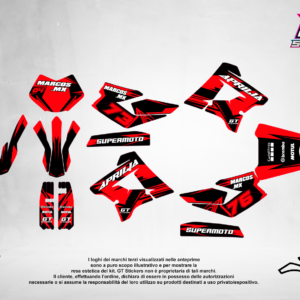 Kit Grafiche Personalizzate APRILIA RX SX 50 125 – Talon – Crystal 0.4 mm