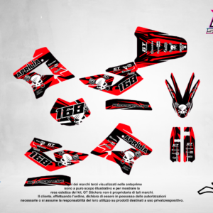Kit Grafiche Personalizzate APRILIA RX SX 50 125 – Venom – Crystal 0.4 mm