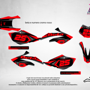 Kit Grafiche Personalizzate BETA RR 50 125 250 450 – Blaze – Crystal 0.4 mm