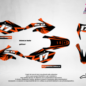 Kit Grafiche Personalizzate BETA RR 50 125 250 450 – Blaze – Crystal 0.4 mm