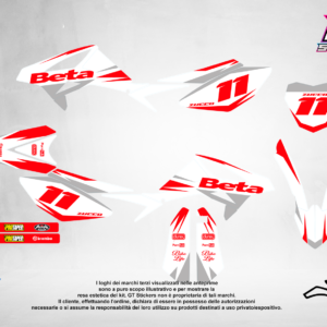 Kit Grafiche Personalizzate BETA RR 50 125 250 450 – Blaze – Crystal 0.4 mm