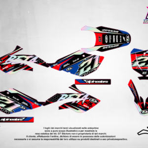 Kit Grafiche Personalizzate BETA RR 50 125 250 450 – Cobra – Crystal 0.4 mm