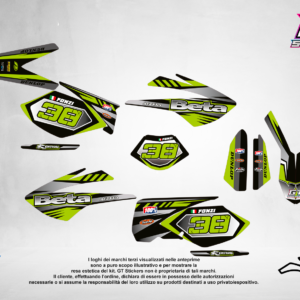 Kit Grafiche Personalizzate BETA RR 50 125 250 450 – Cobra – Crystal 0.4 mm