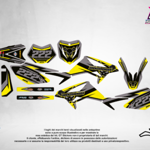 Kit Grafiche Personalizzate BETA RR 50 125 250 450 – Cobra – Crystal 0.4 mm