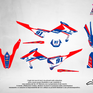 Kit Grafiche Personalizzate BETA RR 50 125 250 450 – Cobra – Crystal 0.4 mm