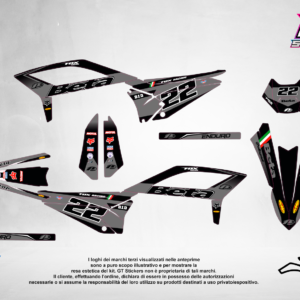 Kit Grafiche Personalizzate BETA RR 50 125 250 450 – Drift – Crystal 0.4 mm