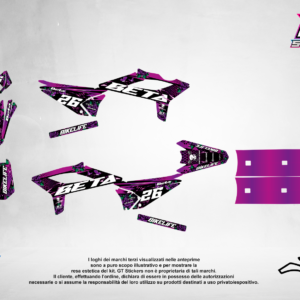 Kit Grafiche Personalizzate BETA RR 50 125 250 450 – Dynamo – Crystal 0.4 mm