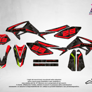 Kit Grafiche Personalizzate BETA RR 50 125 250 450 – Edge – Crystal 0.4 mm