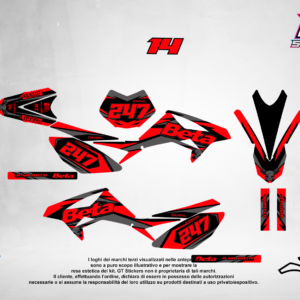 Kit Grafiche Personalizzate BETA RR 50 125 250 450 – Falcon – Crystal 0.4 mm
