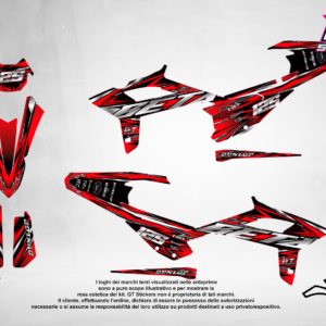 Kit Grafiche Personalizzate BETA RR 50 125 250 450 – Falcon – Crystal 0.4 mm