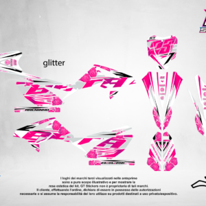 Kit Grafiche Personalizzate BETA RR 50 125 250 450 – Flash – Crystal 0.4 mm