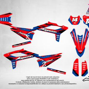 Kit Grafiche Personalizzate BETA RR 50 125 250 450 – Forge – Crystal 0.4 mm