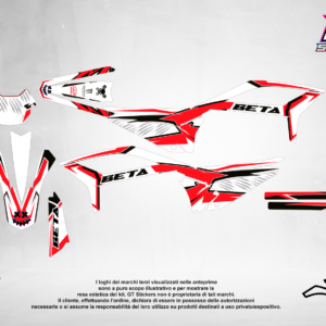Kit Grafiche Personalizzate BETA RR 50 125 250 450 – Ghost – Crystal 0.4 mm