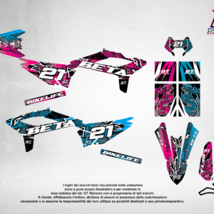 Kit Grafiche Personalizzate BETA RR 50 125 250 450 – Inferno – Crystal 0.4 mm