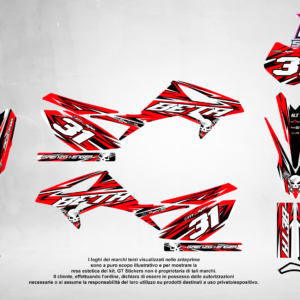 Kit Grafiche Personalizzate BETA RR 50 125 250 450 – Predator – Crystal 0.4 mm