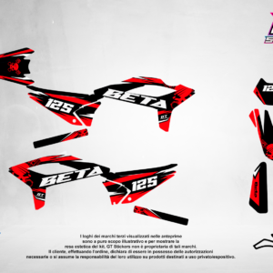 Kit Grafiche Personalizzate BETA RR 50 125 250 450 – Raptor – Crystal 0.4 mm