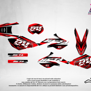 Kit Grafiche Personalizzate BETA RR 50 125 250 450 – Raptor – Crystal 0.4 mm