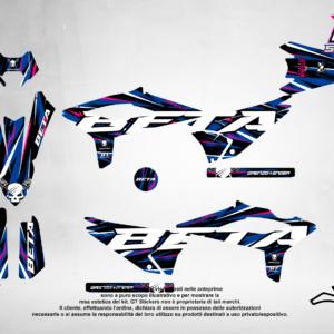Kit Grafiche Personalizzate BETA RR 50 125 250 450 – Raptor – Crystal 0.4 mm