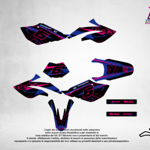 Kit Grafiche Personalizzate BETA RR 50 125 250 450 – Reaper – Crystal 0.4 mm
