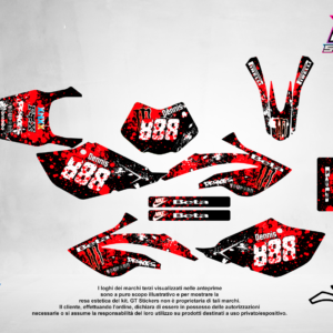 Kit Grafiche Personalizzate BETA RR 50 125 250 450 – Riot – Crystal 0.4 mm