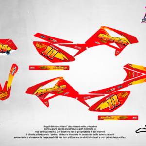 Kit Grafiche Personalizzate BETA RR 50 125 250 450 – Strike – Crystal 0.4 mm