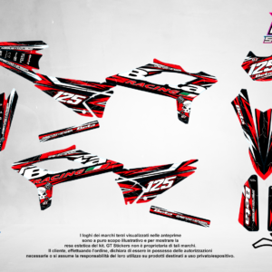Kit Grafiche Personalizzate BETA RR 50 125 250 450 – Surge – Crystal 0.4 mm