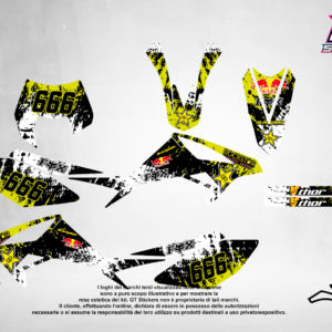 Kit Grafiche Personalizzate BETA RR 50 125 250 450 – Tornado – Crystal 0.4 mm