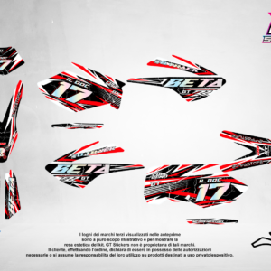 Kit Grafiche Personalizzate BETA RR 50 125 250 450 – Tornado – Crystal 0.4 mm