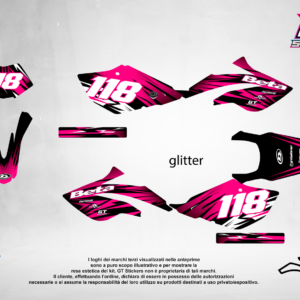 Kit Grafiche Personalizzate BETA RR 50 125 250 450 – Vortex – Crystal 0.4 mm