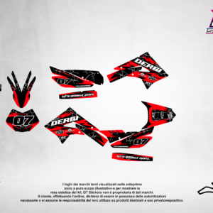 Kit Grafiche Personalizzate DERBI Senda DRD 50 125 – Phoenix – Crystal 0.4 mm