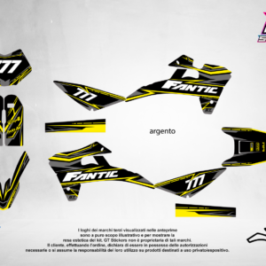 Kit Grafiche Personalizzate FANTIC XX XE XEF 50 125 250 450 – Bolt – Crystal 0.4 mm