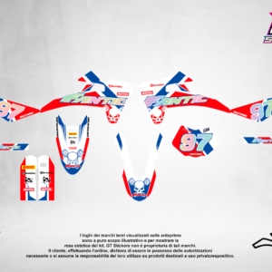 Kit Grafiche Personalizzate FANTIC XX XE XEF 50 125 250 450 – Cobra – Crystal 0.4 mm