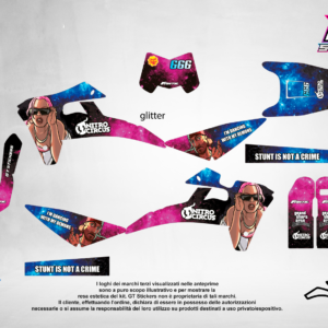 Kit Grafiche Personalizzate FANTIC XX XE XEF 50 125 250 450 – Comet – Crystal 0.4 mm