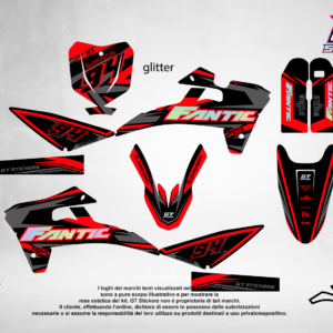 Kit Grafiche Personalizzate FANTIC XX XE XEF 50 125 250 450 – Comet – Crystal 0.4 mm