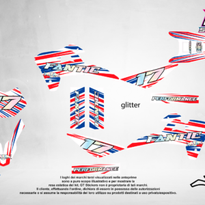 Kit Grafiche Personalizzate FANTIC XX XE XEF 50 125 250 450 – Drift – Crystal 0.4 mm