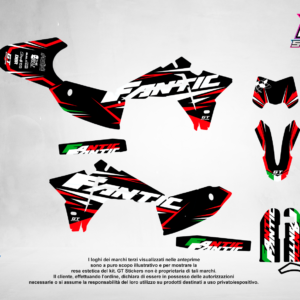 Kit Grafiche Personalizzate FANTIC XX XE XEF 50 125 250 450 – Flash – Crystal 0.4 mm