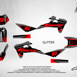 Kit Grafiche Personalizzate FANTIC XX XE XEF 50 125 250 450 – Fury – Crystal 0.4 mm