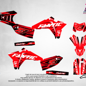 Kit Grafiche Personalizzate FANTIC XX XE XEF 50 125 250 450 – Nova – Crystal 0.4 mm