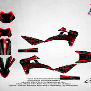 Kit Grafiche Personalizzate FANTIC XX XE XEF 50 125 250 450 – Phoenix – Crystal 0.4 mm