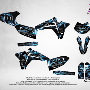 Kit Grafiche Personalizzate FANTIC XX XE XEF 50 125 250 450 – Pulse – Crystal 0.4 mm