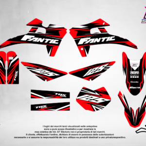 Kit Grafiche Personalizzate FANTIC XX XE XEF 50 125 250 450 – Raptor – Crystal 0.4 mm