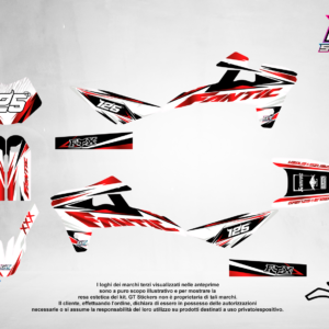 Kit Grafiche Personalizzate FANTIC XX XE XEF 50 125 250 450 – Razor – Crystal 0.4 mm