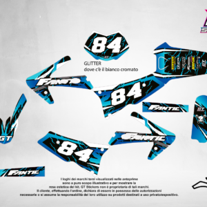 Kit Grafiche Personalizzate FANTIC XX XE XEF 50 125 250 450 – Riot – Crystal 0.4 mm