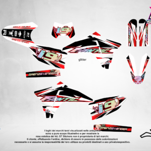 Kit Grafiche Personalizzate FANTIC XX XE XEF 50 125 250 450 – Spark – Crystal 0.4 mm