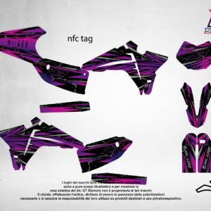 Kit Grafiche Personalizzate FANTIC XX XE XEF 50 125 250 450 – Spark – Crystal 0.4 mm